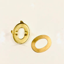 Load image into Gallery viewer, Common Sense Fasteners - Gilt Brass 6mm Turnbuttons, Washer and Eyelet Set