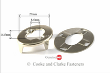 Load image into Gallery viewer, Turnbutton Cloth to Cloth Set with backing plate with Tool