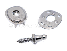 Load image into Gallery viewer, Lift the Dot Kit, Socket and Plate, Screw Studs with 5/8&quot; thread for Boat Canopy Canvas Cover
