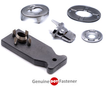 Load image into Gallery viewer, Turnbutton Cloth to Cloth Set with backing plate with Tool
