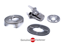 Load image into Gallery viewer, Turnbutton Cloth to Cloth Set with backing plate with Tool
